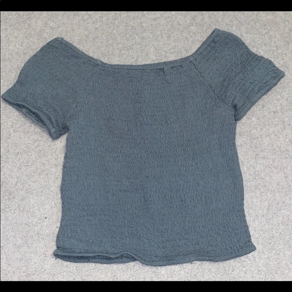 Grey Blue Top